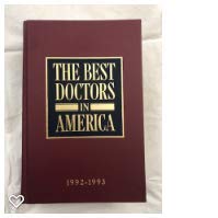 Imagen de archivo de The Best Doctors in America : 1992-1993 a la venta por Better World Books