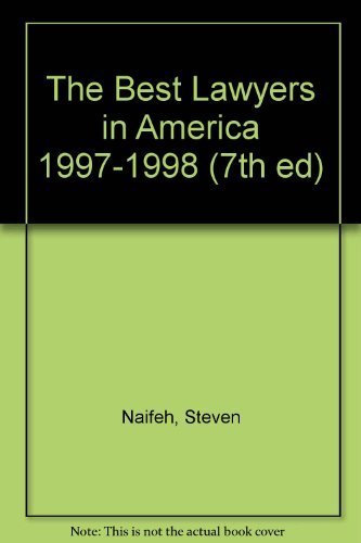 Imagen de archivo de The Best Lawyers in America 1997-1998 (7th ed) a la venta por Ergodebooks
