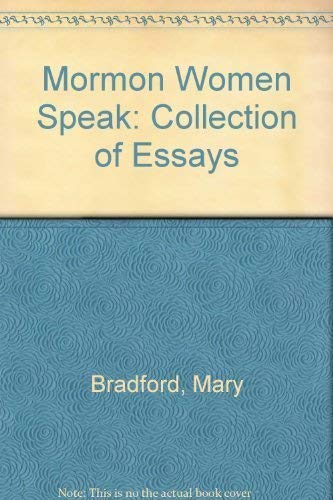 Beispielbild fr Mormon Women Speak: Collection of Essays zum Verkauf von ThriftBooks-Dallas