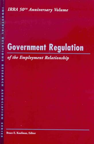 Stock image for Government Regulation of the Employment Relationship for sale by Book Dispensary