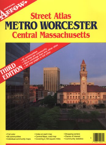 9780913450970: Metro Worcester Central Mass Street Atlas