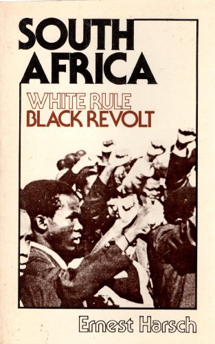 Stock image for South Africa: White rule, black revolt for sale by savehere619