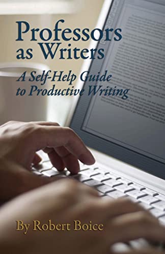 Imagen de archivo de Professors as Writers: A Self-Help Guide to Productive Writing a la venta por SecondSale