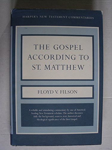 9780913573525: A commentary on the Gospel according to St. Matthew (Harper's New Testament commentaries)