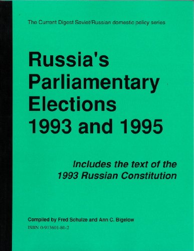 9780913601808: Russia's Parliamentary Elections, 1993 and 1995