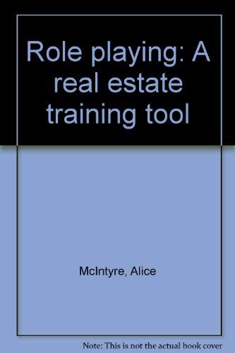 9780913652435: Role playing: A real estate training tool