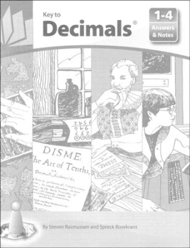 Stock image for Key to Decimals, Books 1-4, Answers and Notes for sale by Blackwell's