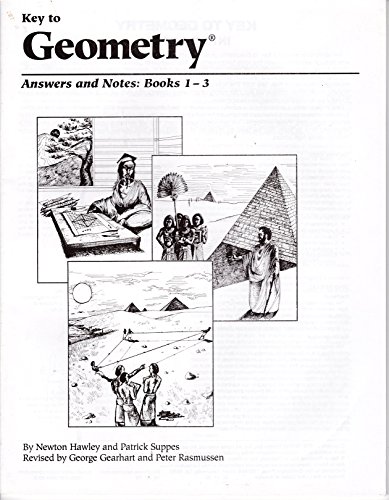 9780913684832: Key to Geometry, Books 1-3, Answers and Notes (KEY TO...WORKBOOKS)