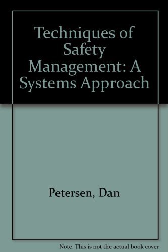 Beispielbild fr Techniques of Safety Management: A Systems Approach zum Verkauf von HPB-Red