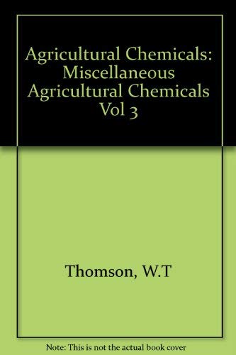 9780913702376: Agricultural Chemicals: Miscellaneous Chemicals 2000 : Book III: 3