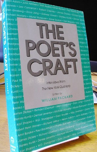 Beispielbild fr The Poet's craft: Interviews from the New York quarterly zum Verkauf von SecondSale