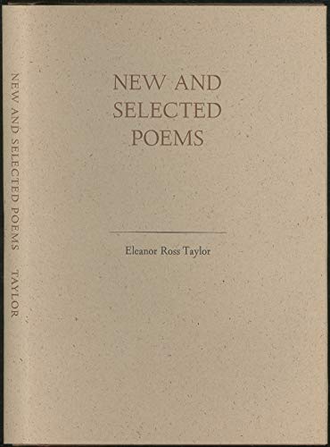 9780913773024: New and Selected Poems