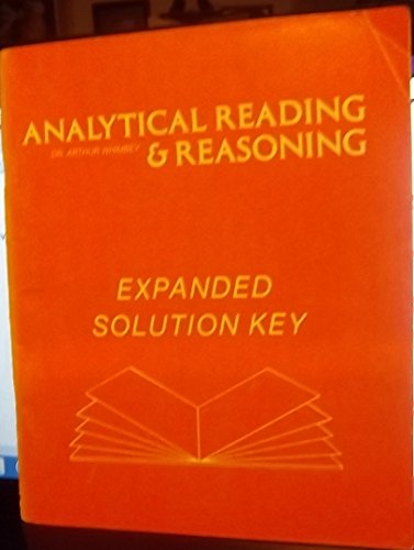 Stock image for Expanded Solution Key: Analytical Reading & Reasoning for sale by POQUETTE'S BOOKS