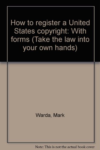 Beispielbild fr How to Register a United States Copyright zum Verkauf von Better World Books: West