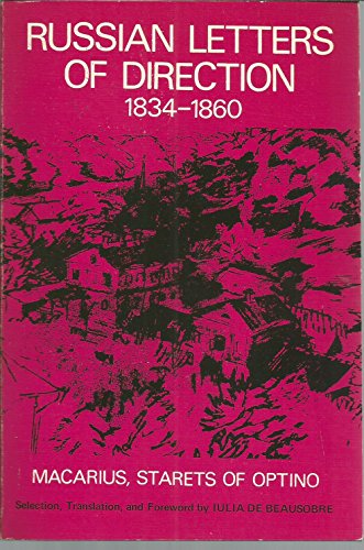 Russian Letters of Spiritual Direction, 1834-1860