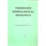 Beispielbild fr Tennessee Genealogical Research zum Verkauf von Jenson Books Inc
