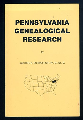 Beispielbild fr Pennsylvania Genealogical Research zum Verkauf von HPB-Diamond