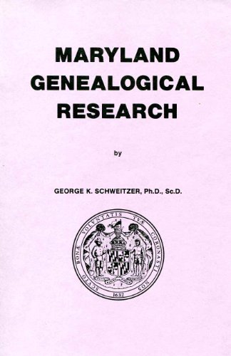 9780913857144: Maryland Genealogical Research