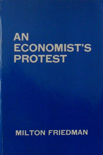 Beispielbild fr An Economist's Protest zum Verkauf von Wonder Book