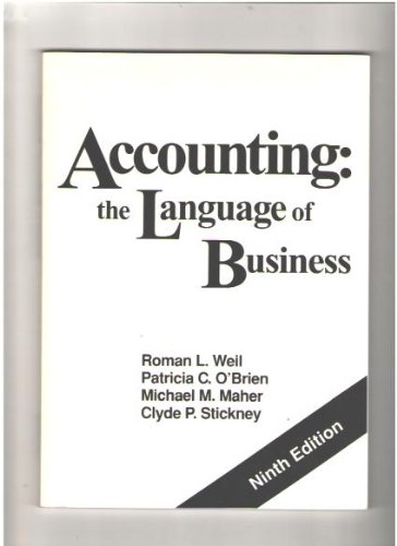 Beispielbild fr Accounting : The Language of Business zum Verkauf von Better World Books