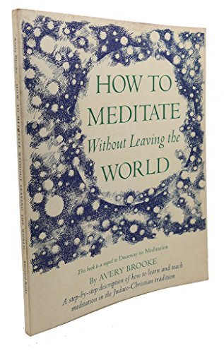 Stock image for How to meditate without leaving the world for sale by SecondSale