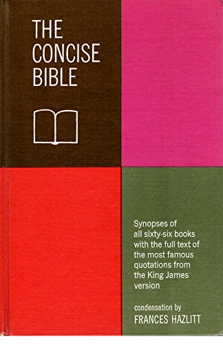 Concise Bible (9780913966174) by Hazlitt, Frances