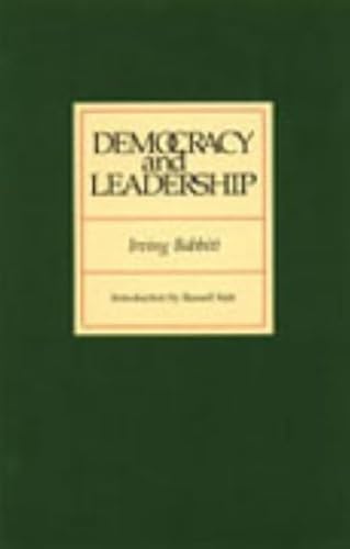 9780913966549: Democracy & Leadership