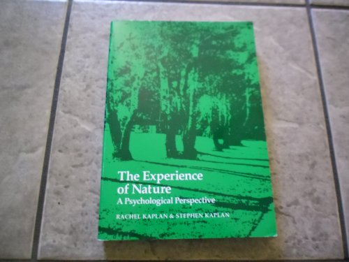 9780914004516: The Experience of Nature: A Psychological Perspective