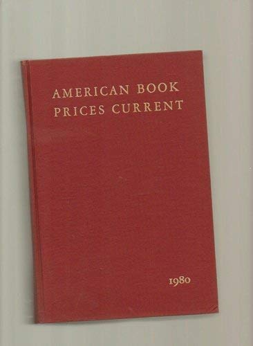 9780914022114: American Book Prices Current 1980