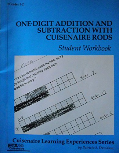 Stock image for One-Digit Addition and Subtraction With Cuisenaire Rods, Student Workbook, Grades 1-2 for sale by ThriftBooks-Atlanta
