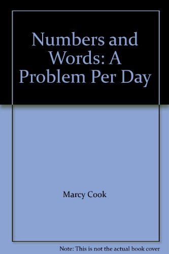 Stock image for Numbers and Words: A Problem Per Day for sale by Irish Booksellers