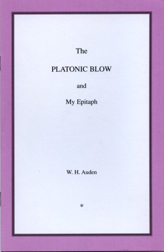 9780914061045: The Platonic Blow and My Epitaph