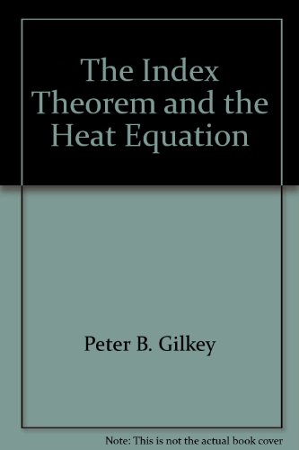 Imagen de archivo de The Index Theorem and the Heat Equation a la venta por Ammareal