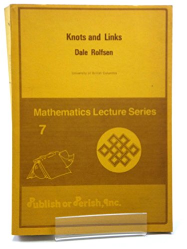 Imagen de archivo de Knots and Links a la venta por Tim's Used Books  Provincetown Mass.