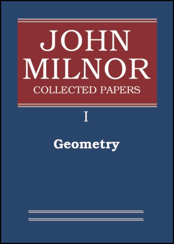 9780914098300: John Milnor Collected Papers, Volume 1: Geometry