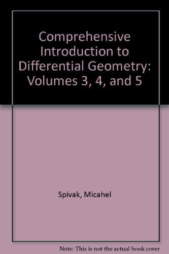 Imagen de archivo de A Comprehensive Introduction to Differential Geometry a la venta por ThriftBooks-Atlanta