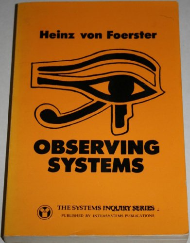 Beispielbild fr Observing Systems (Systems Inquiry Series) zum Verkauf von Salish Sea Books