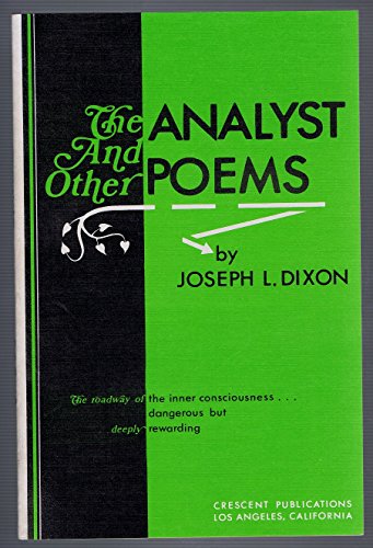 Stock image for The Analyst and Other Poems for sale by Better World Books