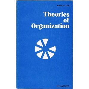 Imagen de archivo de Theories of Organization a la venta por Wonder Book