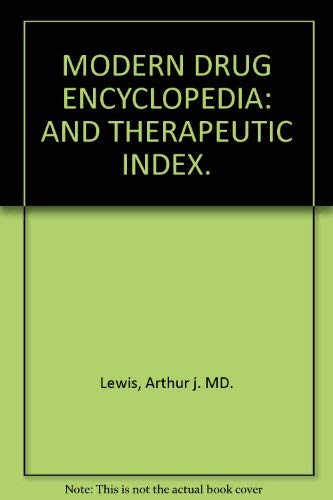 9780914316176: MODERN DRUG ENCYCLOPEDIA: AND THERAPEUTIC INDEX.