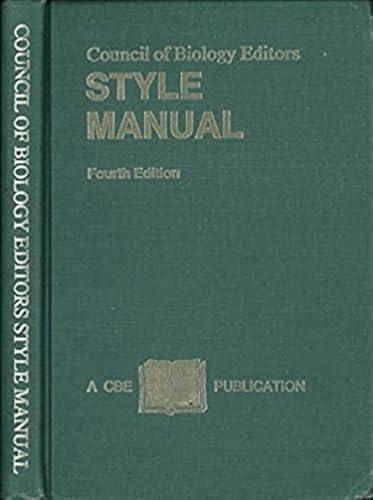 Imagen de archivo de Cbe Style Manual a la venta por Wonder Book