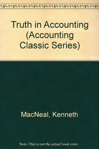 Stock image for Truth in Accounting for sale by Better World Books