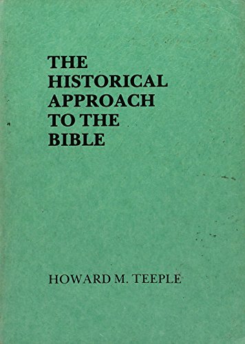 9780914384021: Historical Approach to the Bible