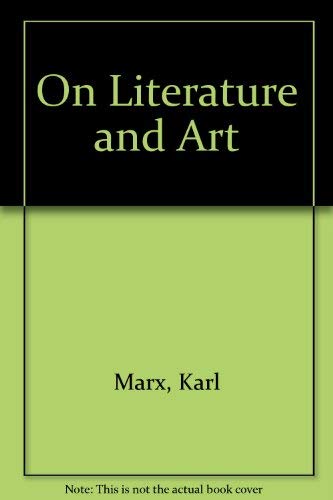 Beispielbild fr Marx and Engels on Literature and Art zum Verkauf von Saint Georges English Bookshop