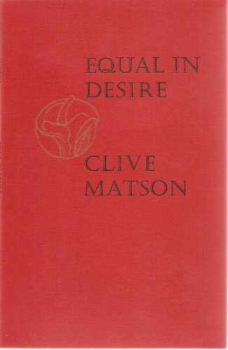 Stock image for Equal in Desire for sale by The Second Reader Bookshop