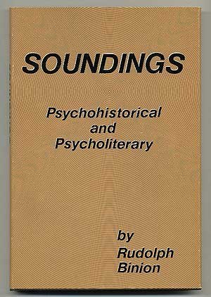 9780914434160: Soundings: Psychohistorical and psycholiterary