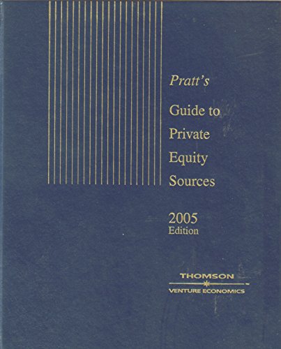 9780914470090: Pratt's Guide to Private Equity Sources 2006