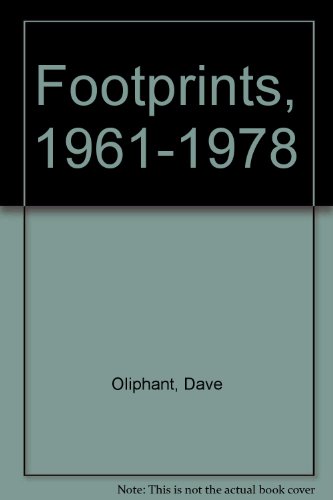 Beispielbild fr Footprints Poems 1961-1978 zum Verkauf von Sleepy Hollow Books