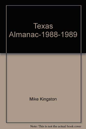 Stock image for Texas Almanac-1988-1989 for sale by WorldofBooks