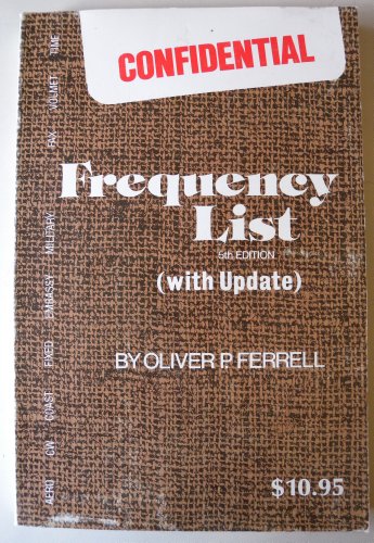 Imagen de archivo de Confidential frequency list a la venta por R Bookmark
